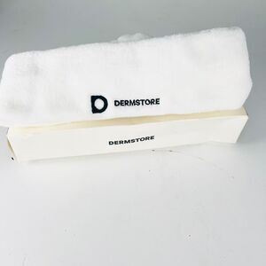 Dermstore Collection Spa Headband Plush Soft Terry Cloth White NIB